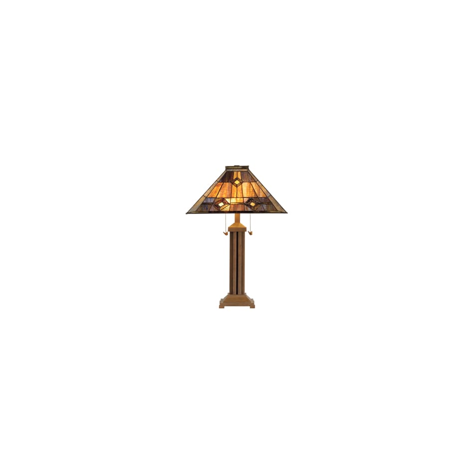 colr brown table lamp   