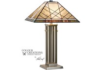 colr brown table lamp   