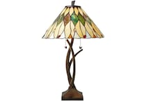 colr brown table lamp   