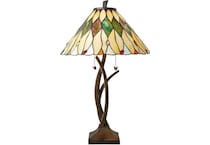 colr brown table lamp   