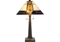 colr brown table lamp   