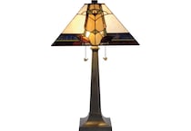 colr brown table lamp   
