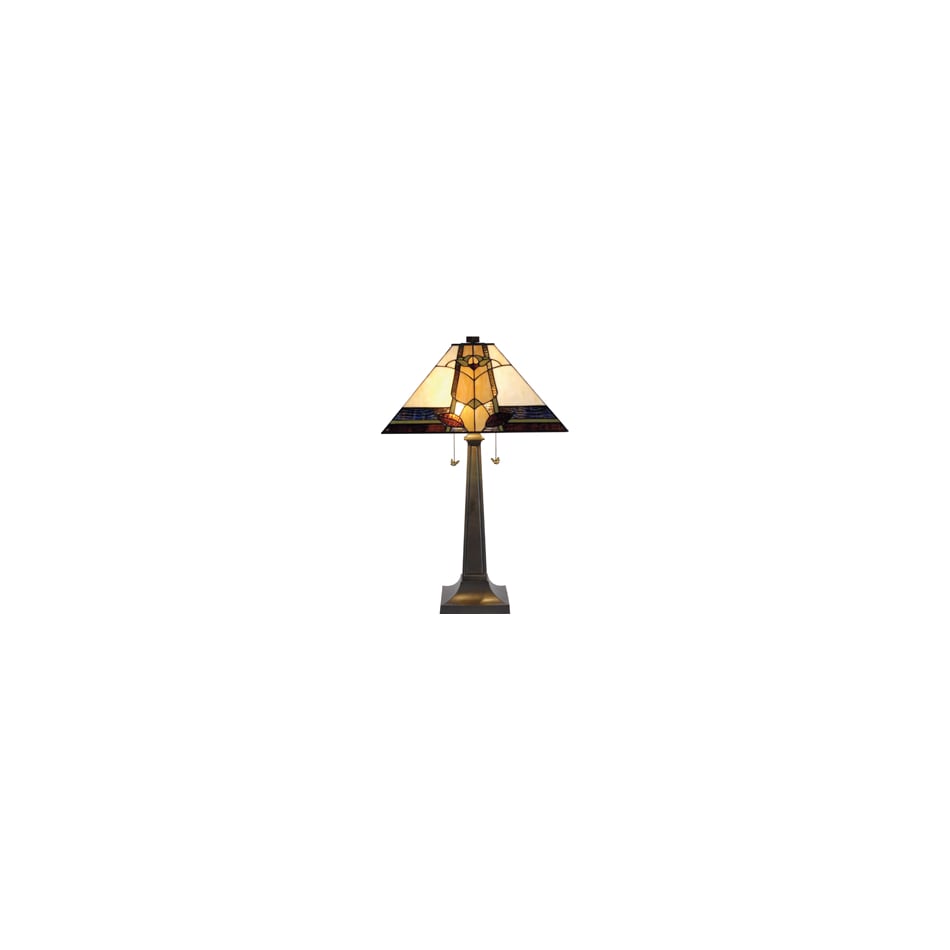 colr brown table lamp   
