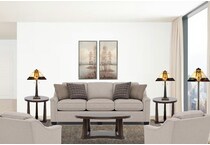 colr brown table lamp   