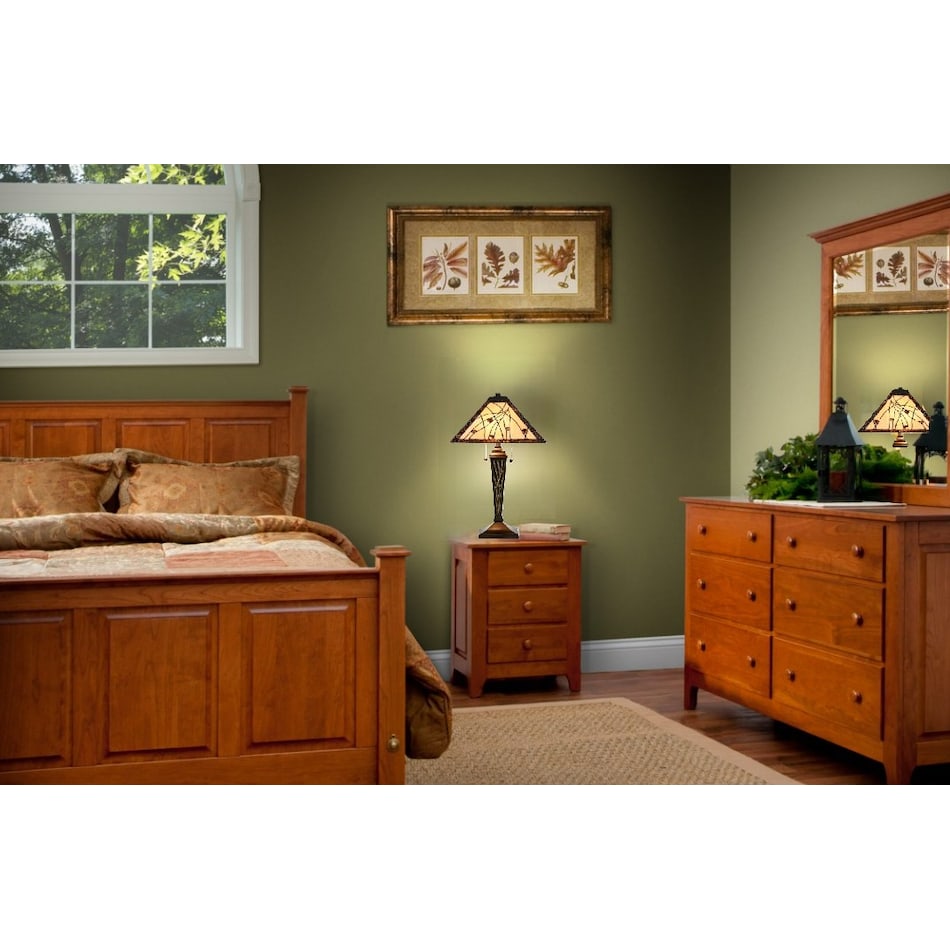 colr brown table lamp   