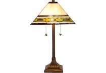 colr brown table lamp   
