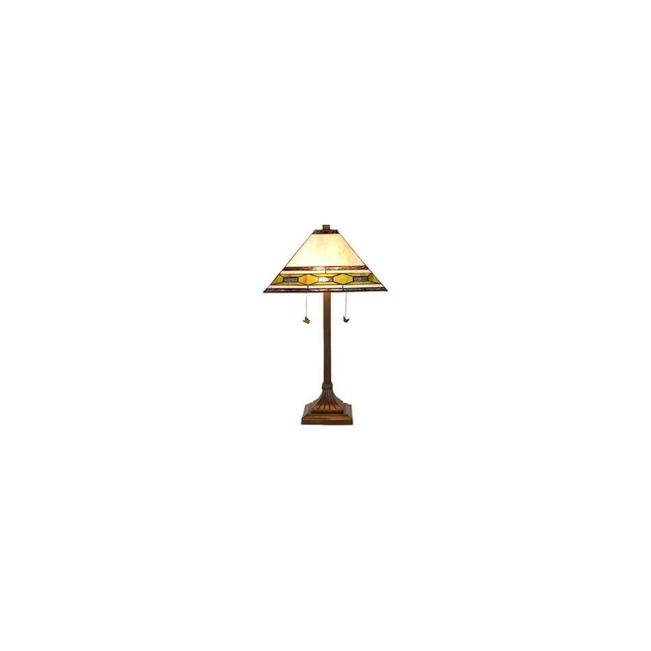 colr brown table lamp   