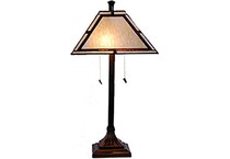 colr brown table lamp   