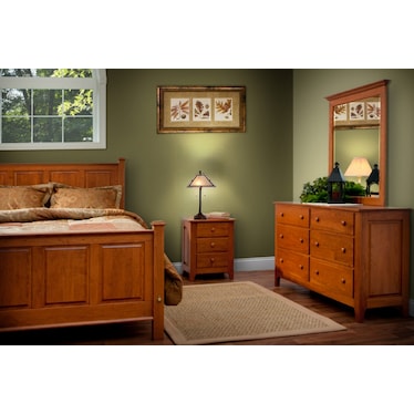 Libby Cream and Amber Tiffany-Style Glass Table Lamp 25.25"H