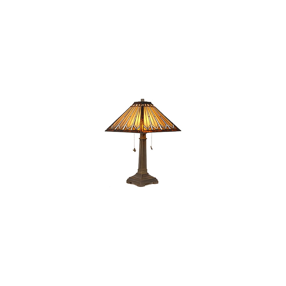 colr brown table lamp   
