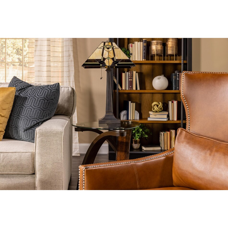 colr brown table lamp lifestyle image   