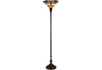 colr brown torchiere   