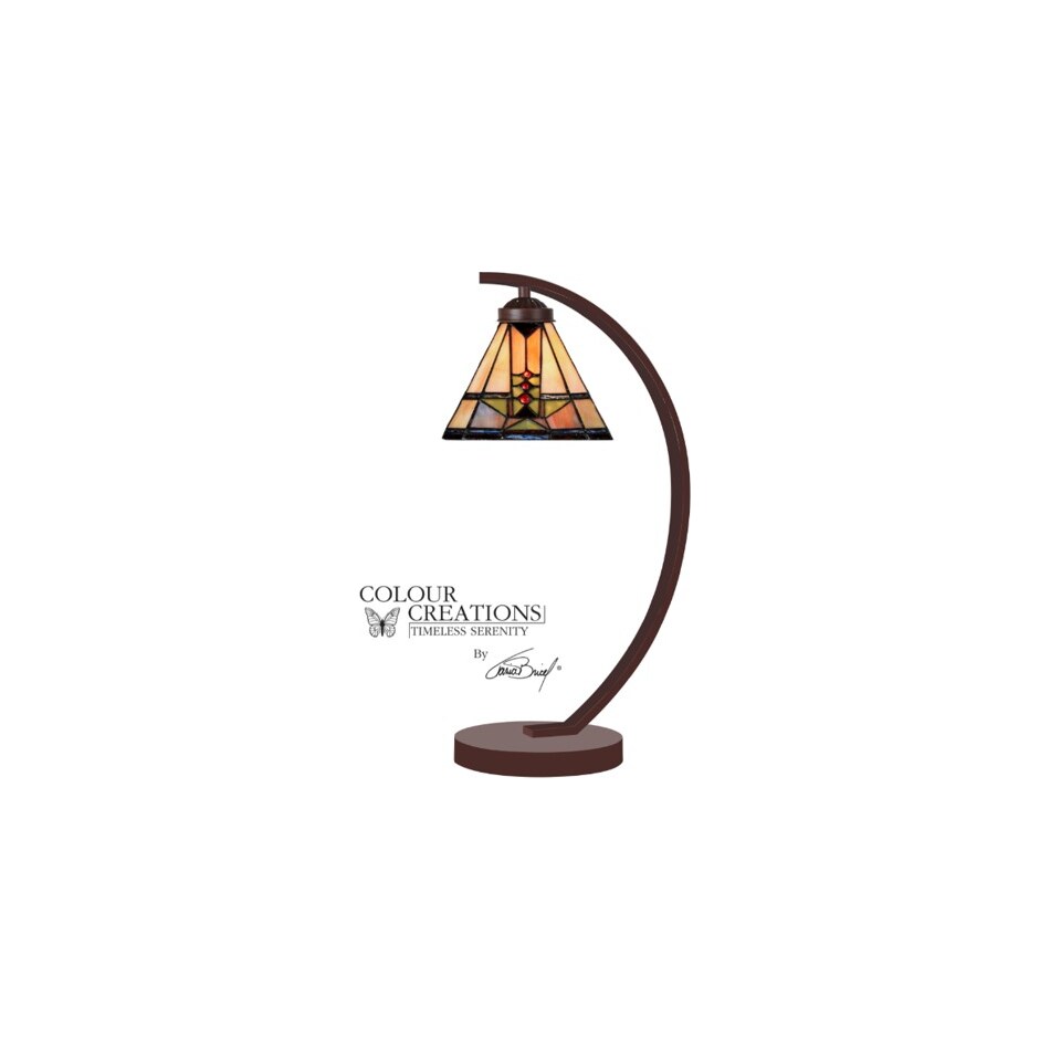 colr desk lamp   