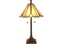 colr green table lamp   