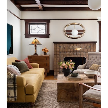 Draco Tiffany-Style Glass Table Lamp With Nitelite 28"H