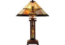 colr green table lamp   