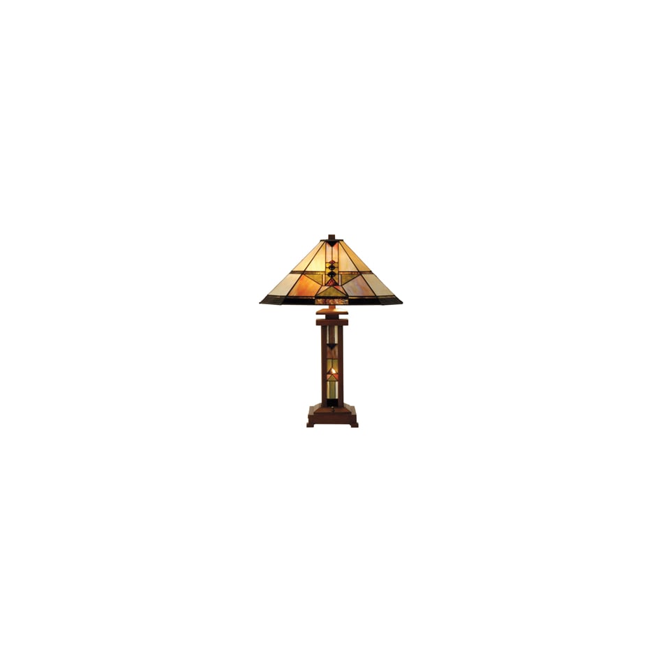 colr green table lamp   