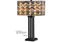colr grey table lamp   