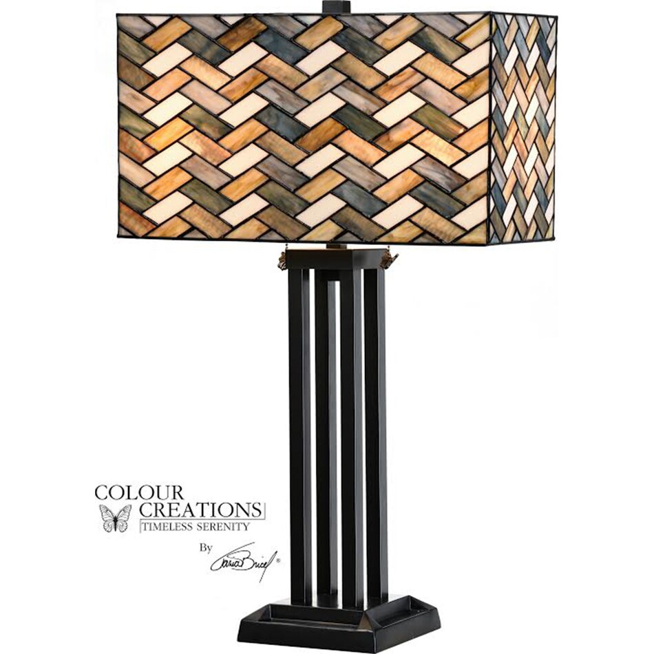 colr grey table lamp   