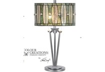 colr grey table lamp   