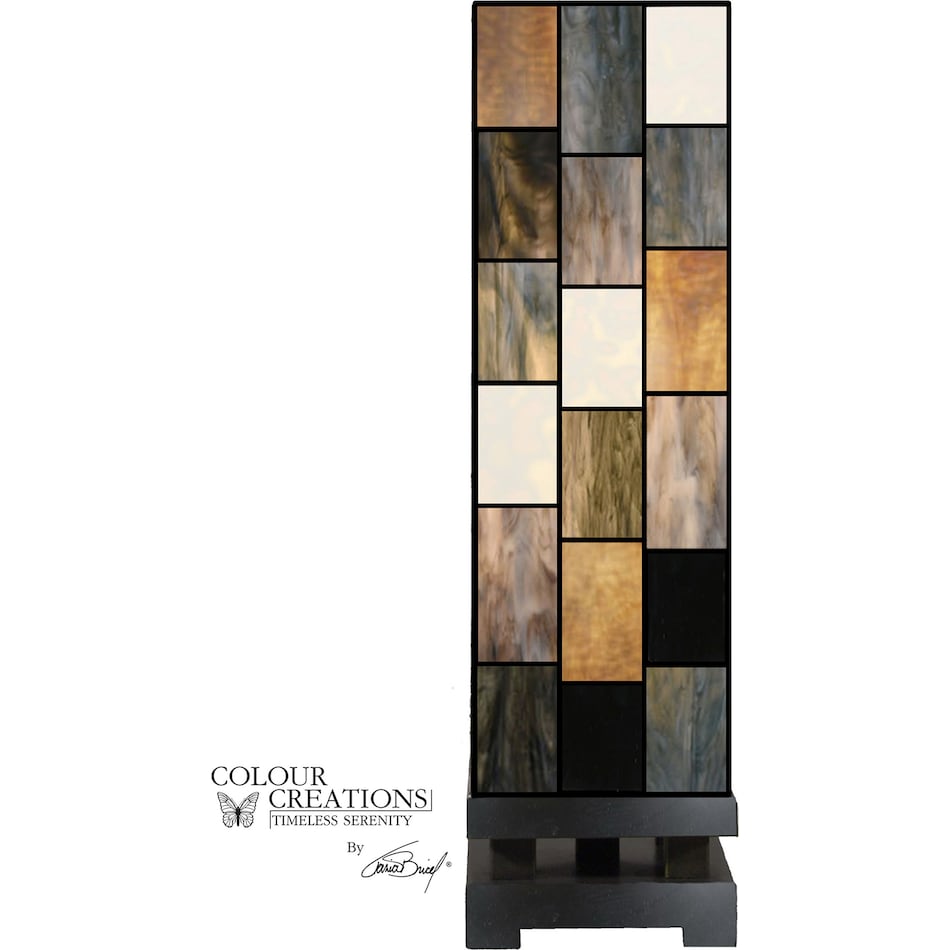 colr grey table lamp   