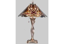 colr pink table lamp   