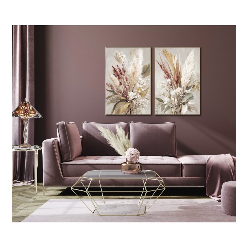 colr pink table lamp   