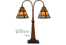 colr red desk lamp   