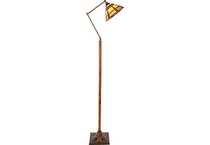 colr red floor lamp   