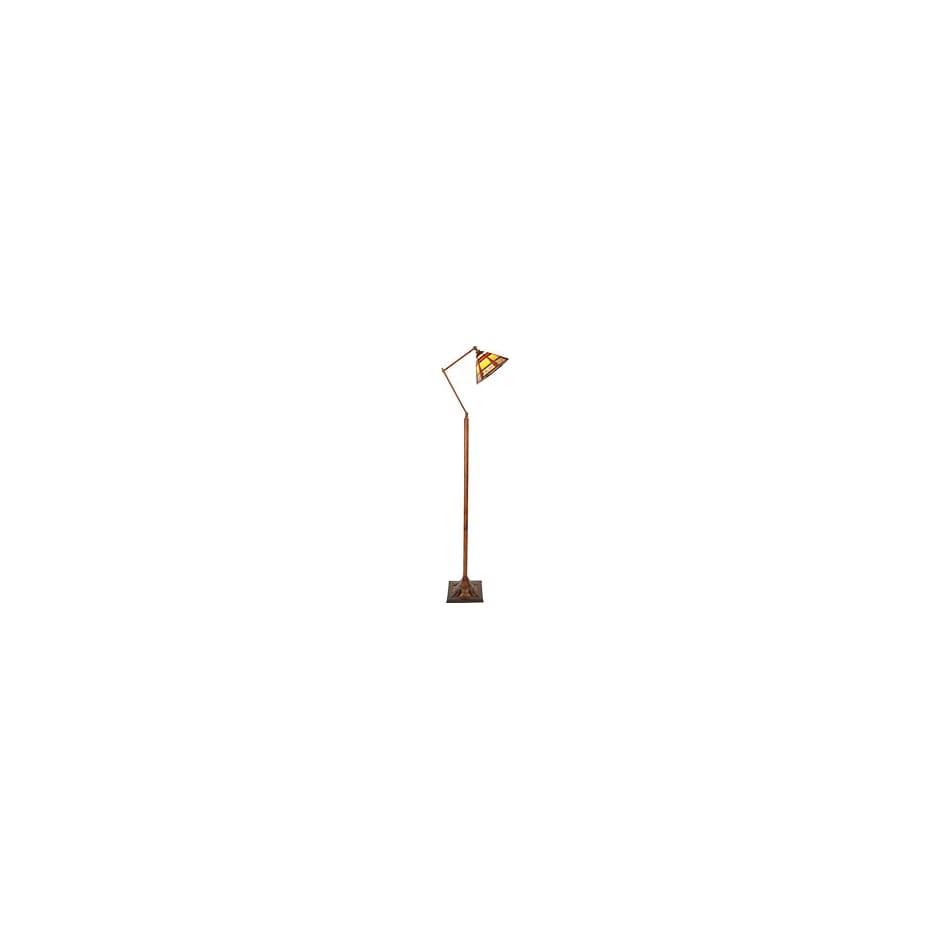 colr red floor lamp   
