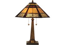colr red table lamp   