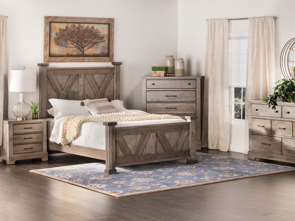 The Cool Rustic X Bed Collection