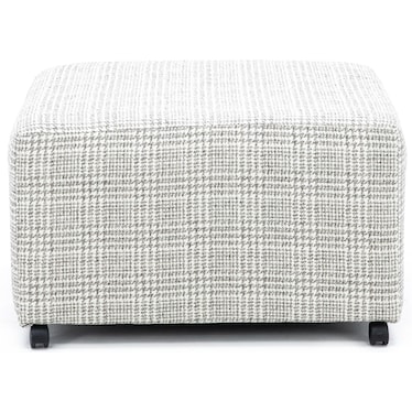 Hickory Homestead Cocktail Ottoman in Berber