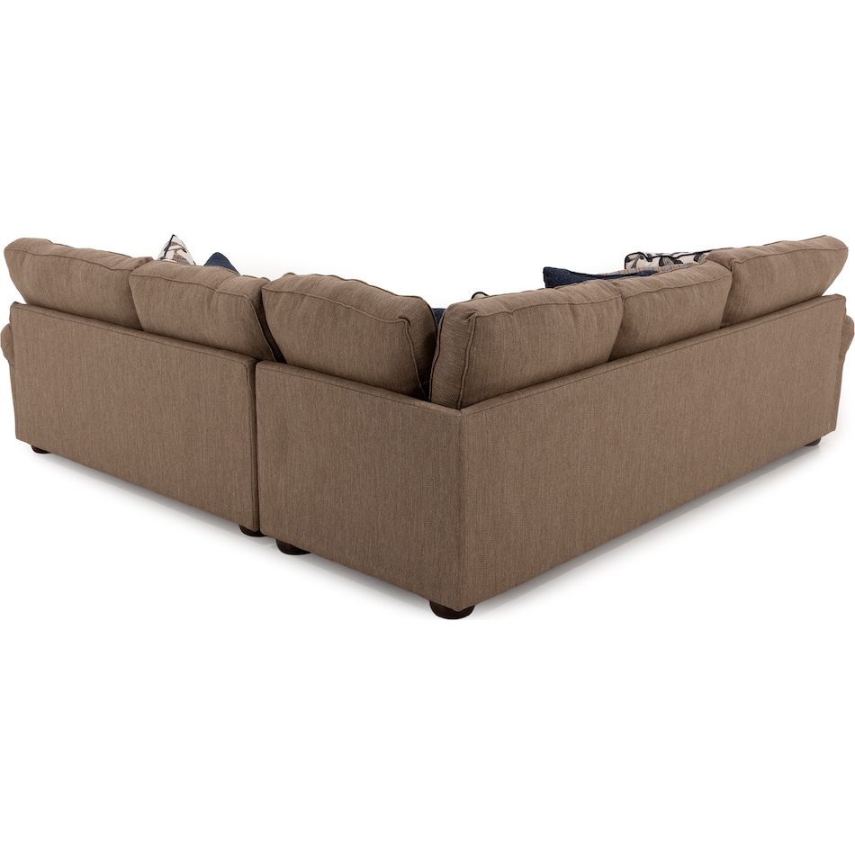 cord brown sta fab sectional pieces zpkg  