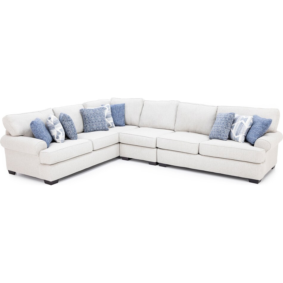 cord grey sta fab sectional pieces pkg  