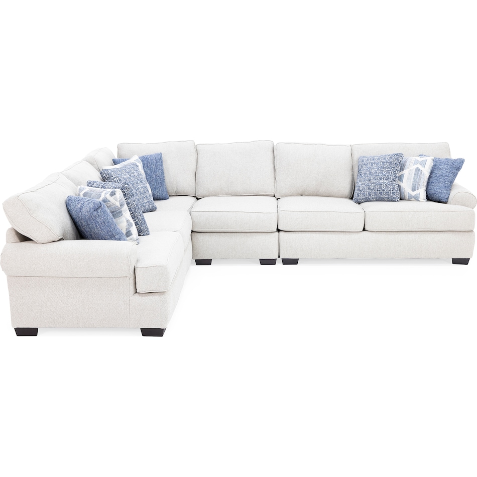 cord grey sta fab sectional pieces pkg  
