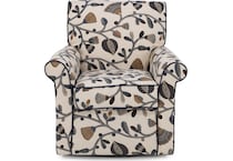 cord rosebell tapestry swivel chair z  