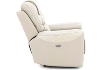 cori beige recliner   