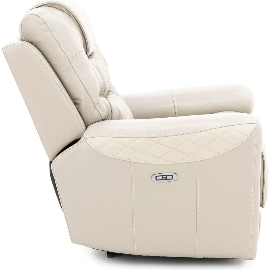 cori beige recliner   
