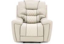cori beige recliner   