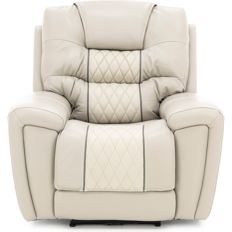 cori beige recliner   