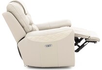 cori beige recliner   