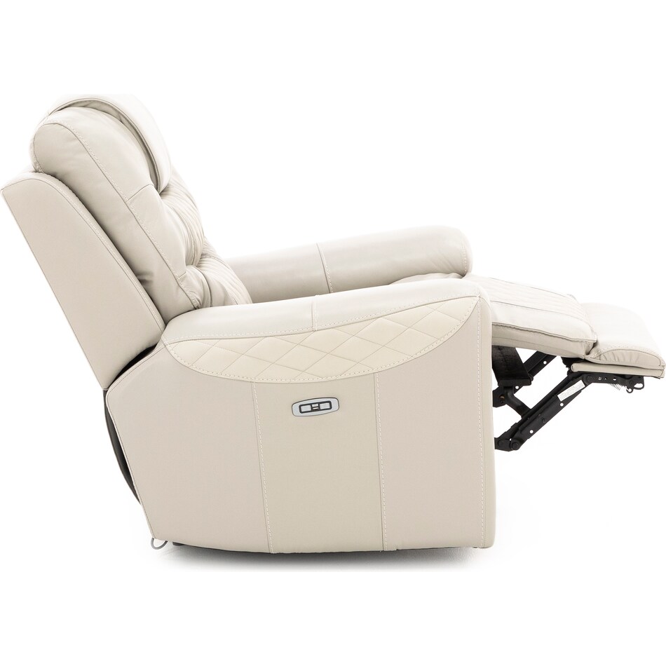 cori beige recliner   