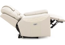 cori beige recliner   