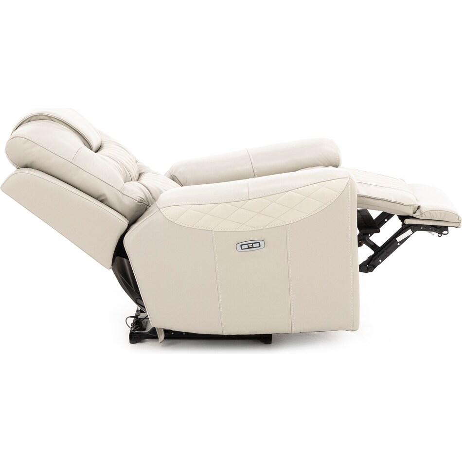 cori beige recliner   