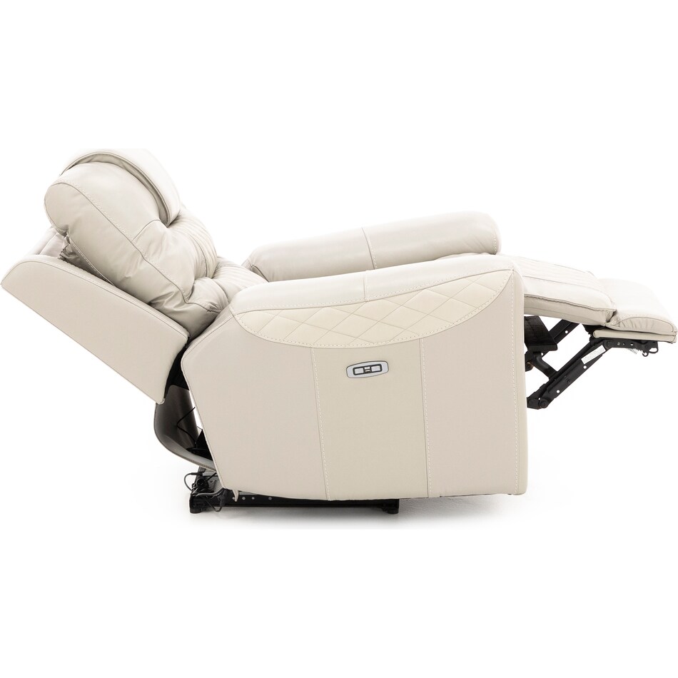 cori beige recliner   