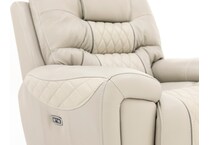 cori beige recliner   
