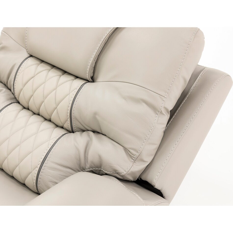cori beige recliner   