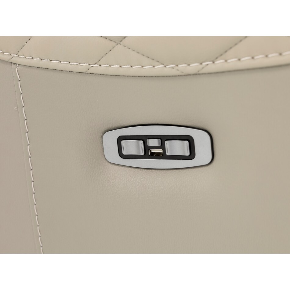 cori beige recliner   