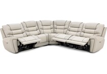 cori grey mtn lth sectional piece pkg  